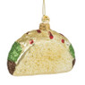 Kersthanger taco - goudkleurig -7.3x10.2x4 cm